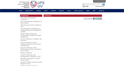 Desktop Screenshot of conferences.ufs.ac.za